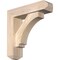 Ekena Millwork Imperial Craftsman Smooth Bracket w/ Offset Brace, Douglas Fir, 5 1/2"W x 20"D x 20"H BKT0604X20X20IMP04SDF - alternate 1